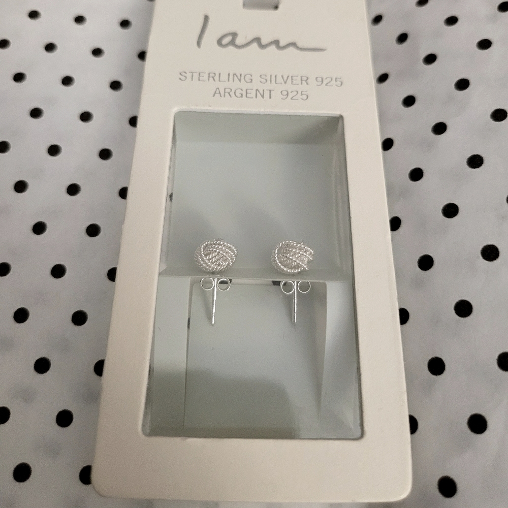 NWT Sterling Silver Ball Stud Earrings
